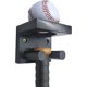 thumbnail image 1 of Soporte para bate de béisbol para montaje en pared, soporte para bate de béisbol de madera maciza, montaje en pared para proteger tornillos ocultos, negro, 1 of 5