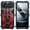 Black+Red, variant on Dteck Case for iPhone 16e, Military Grade Cover 360 Full Protection Heavy Duty Hybrid Metal Bumper Built-in Silicone Shockproof with Screen Protector for iPhone 16e,Black