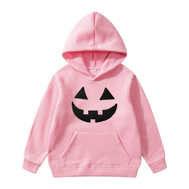 Chandail à Capuchon d'Halloween pour Garçons, Chandail Molletonné à Enfiler pour Enfants, Veste en Molleton Douce avec Motif Graphique, Tenue Décontractée Confortable