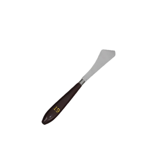 Tholdsy Espátula de acero inoxidable, herramienta profesional, pala para pintar al óleo, raspador de papelería de plástico, herramientas para pinturas diecinueve