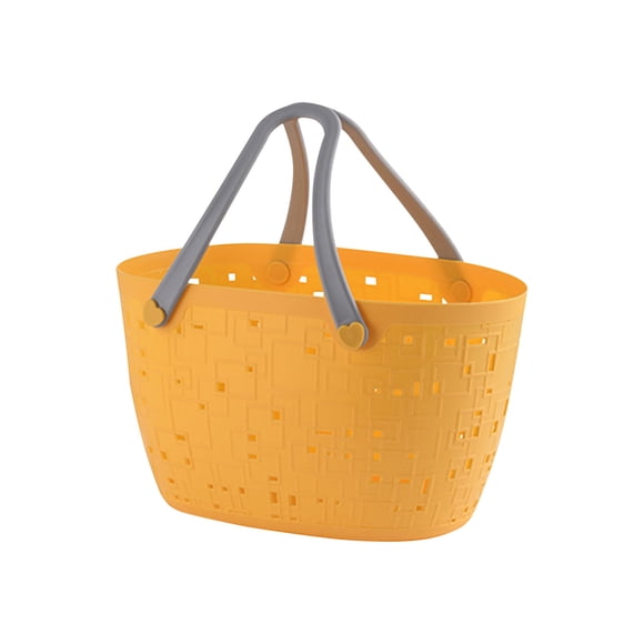 Yatlte Large Beach Bag 15" - Waterproof Washable Tote with Sandproof Bottom, Oversized Travel Bag for Beach/Pool/Yoga, Durable Croc-Style Carry All