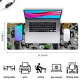 thumbnail image 5 of Long Mouse Pads for Desk,Halloween Witch Spooky Icons Pattern Desk Mats on Top Of Desks, Desk Mouse Pad Extra Large with 3mm Non-Slip Base and Stitched Edge for Gaming,Office,Work,Home 31.5x11.8in, 5 of 5