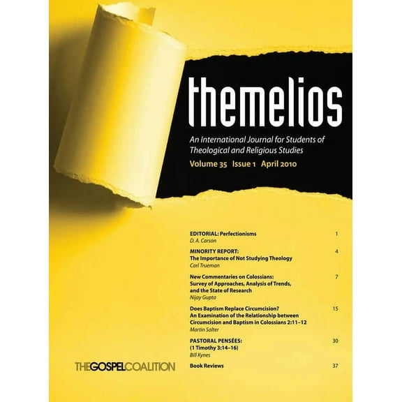 Themelios: Themelios, Volume 35, Issue 1 (Paperback)