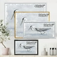 thumbnail image 4 of Designart 'Grey Heron Bird In Lake' Farmhouse Framed Canvas Wall Art Print, 4 of 5