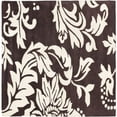 thumbnail image 6 of SAFAVIEH Soho Morgan Floral Wool Area Rug, Brown/Ivory, 7'6" x 9'6", 6 of 9