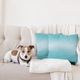 thumbnail image 4 of Ambesonne Ombre Throw Pillow Cover 2 Pack, Open Sky Inspired Art, 24", Turquoise, 4 of 7