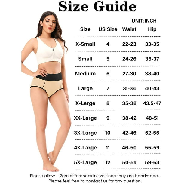 Xibing Womens Cotton Underwear Plus Size Stretch Full Briefs Soft