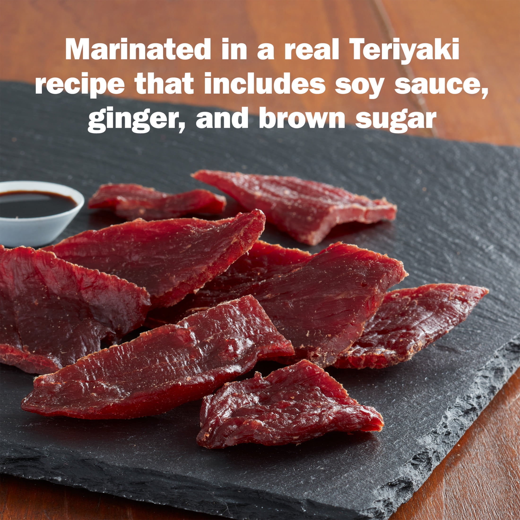 (3 pack) Jack Link’s Beef Jerky, Teriyaki, Made with 100% Beef, 11g of Protein per Serving, 2.85 oz Bag