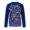 thumbnail image 3 of Tiijoy Long Sleeve Rash Guard for Boy UPF 50+ Beach Lightweight Swim Shirt, Sizes 3-14, 3 of 6