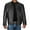 Black, variant on GaThRRgYP Men's Plus Size Coat Sale under $10,Men's Casual Stand Collar Solid Jacket Zipper Pocket Leather Coat