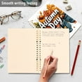 thumbnail image 4 of FORMRS 1-Subject Spiral Notebook 8" x 5" College Ruled 60 Refillable Sheet A5 Hard Cover, 2 Pack, Autumn Day Pattern, 4 of 7