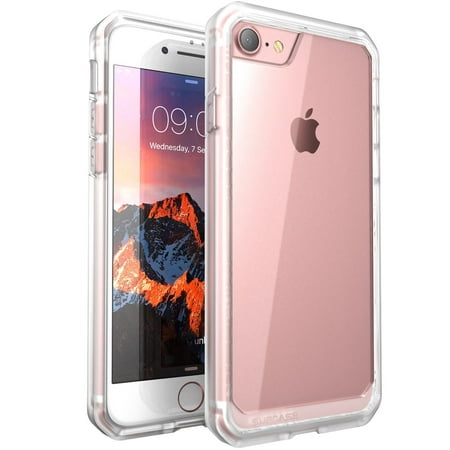Iphone 7 Case,iPhone 8 Case, SUPCASE Unicorn Beetle Series Premium Hybrid Protective Frost Clear Case, Frost Clear