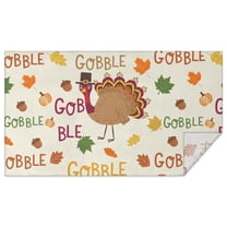 Fall Theme Tablecloth 60x102 Inch, Washable Polyester Rectangular Table Cover for Autumn Thanksgiving Party, Picnic, Indoor & Outdoor Dining Decor.