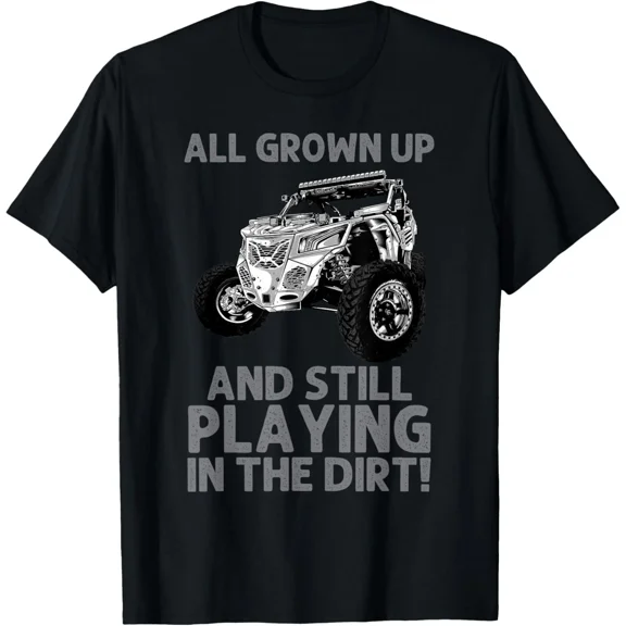 Funny SxS Design Offroading UTV Side By Side All Terrain Unisex T-Shirt, up to size 5XL