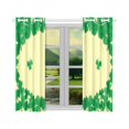 thumbnail image 2 of Mkhert Clover Blackout Window Curtain Kitchen Curtain 26X39 Inch, 2 Panels, 2 of 3