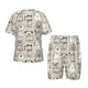 thumbnail image 1 of Balery Puppy Conjunto de Pijama Infantil de Manga Corta con Estampado – Ropa de Dormir de Algodón Suave-Medium, 1 of 6