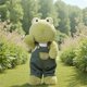 thumbnail image 1 of Muñeco rana: un animalito adorable ideal para niños y coleccionistas. Su bonito diseño lo convierte en un compañero alegre para los niños antes de dormir o en cualquier momento., 1 of 7