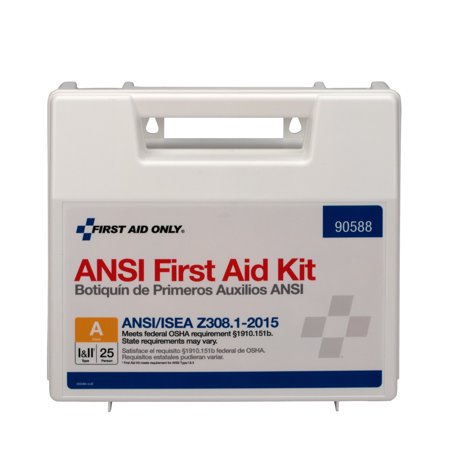 First Aid Textbook - First Aid Only 89-piece ANSI First Aid Kit