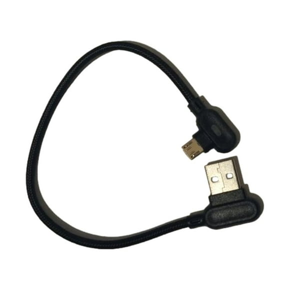Thinsony Câble de Charge Portable Charge Rapide Résistant aux Enchevêtrements et aux Déchirures Câble de Données Gain de Temps Noir Android 2 Mètres