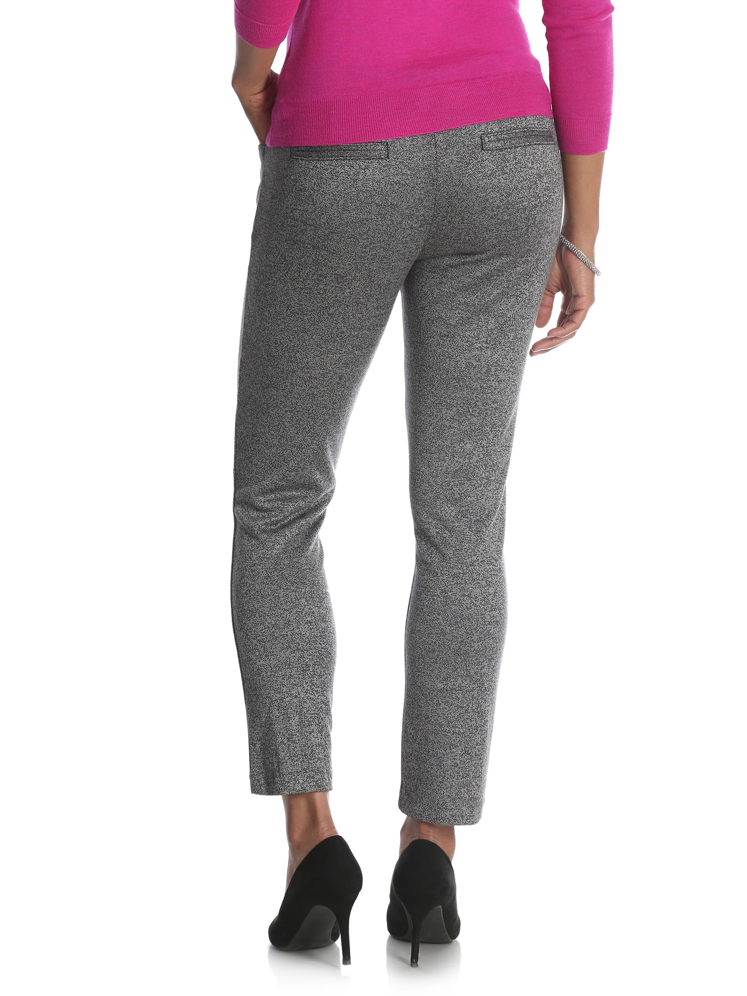 lee riders women's ponte knit comfort waist pant