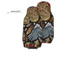 thumbnail image 4 of LAKIMCT Skull Feathers Car Seat Covers Vehicle Front Seat Covers Universal Fit Seat Protector, 4 of 9