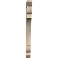thumbnail image 2 of Ekena Millwork 3 1/2"W x 30"D x 42"H Olympic Slat Smooth Bracket, Douglas Fir, 2 of 4