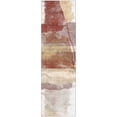 thumbnail image 2 of Addison Rugs Mayfield Premium Machine Washable Transitional Abstract Terracotta Runner Rug, 2'3" x 7'6", 2 of 6