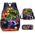 thumbnail image 1 of Mochila JM New de dibujos animados de Mario para estudiantes de primaria y secundaria, bolsa de poliéster, juego de tres piezas, 1 of 4