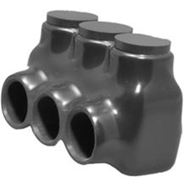 Morris Products 97513 Black Insulated MultiCable Connector Single