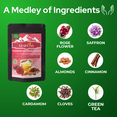 thumbnail image 2 of KASHMIRI SAFFRON KAHWA GREEN TEA, LOOSE LEAF TEA (100g | 50+cups), 2 of 9