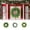 A6276 christmas decorations under 5$, variant on Christmas Wreath under $5! Cagogo Artificial Christmas Wreath for Door, Realistic Pine Garland for Holiday Decor, Flocked Greenery Ring for Window Mantel, Festive Indoor Outdoor Decoration