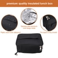 thumbnail image 3 of Portable Oven, Mini Microwave with 2 Heating Methods, Oxford Cloth Food Warmer, USB Charging Lunch Box Warmer for Work, Trip, Camping, Black, 3 of 7