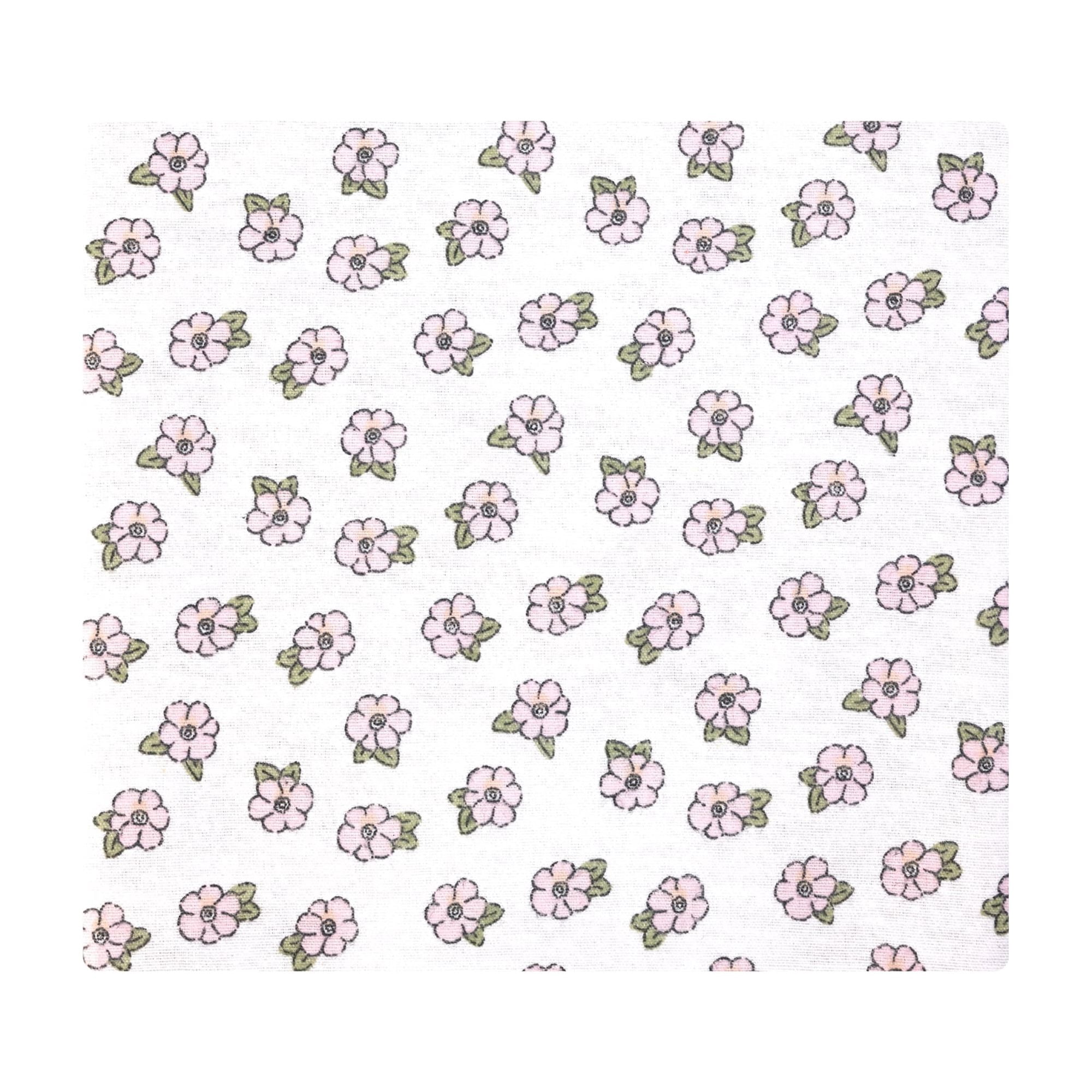 Hudson Baby Girl Cotton Polyester Flannel Receiving Blankets Bundle 7-Pack, Soft Pink Floral, One Size