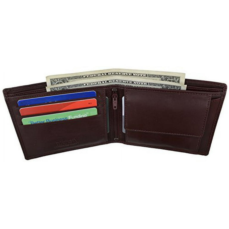 The Travelambo bi-fold wallet is spacious and stylish all in one