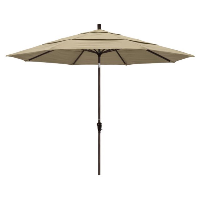 California Umbrella 11' Patio Umbrella in Beige