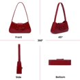 thumbnail image 3 of Bandolera GETERUUV Coquette Bow Y2k para Mujer Rojo, 3 of 6