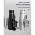 thumbnail image 3 of Burr Coffee Grinder 48MM Espresso Burrs Stepless Fineness Adjustment Electric Coffee Grinders Black ,Sturdy and Durable, 3 of 5