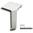 thumbnail image 2 of Baseboarders® Basic Series Steel Easy Slip-on Baseboard Heater Cover Inside 90 Degree Corner, White, 2 of 4