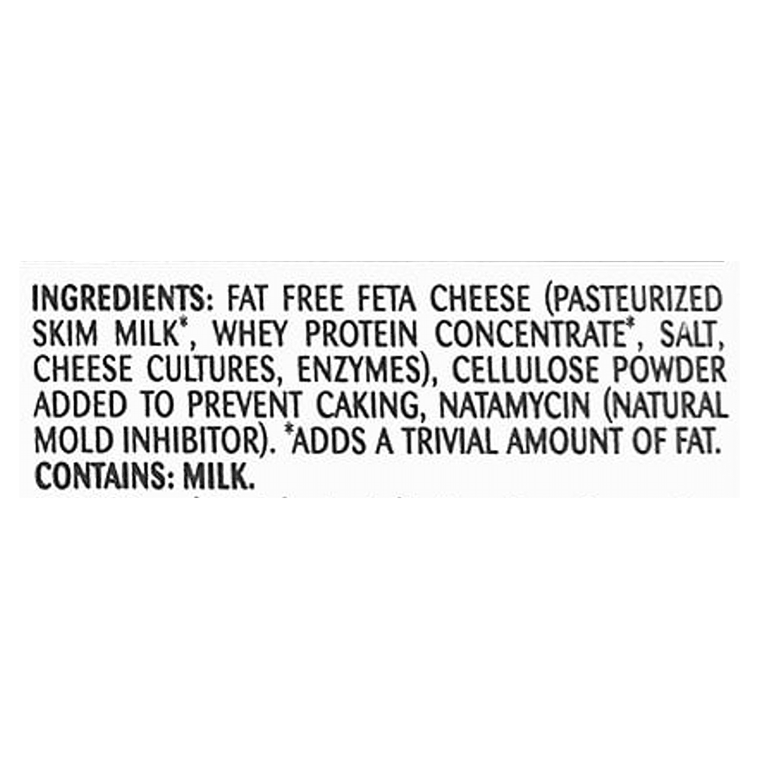 President Crumbled Fat Free Feta Cheese, 6 oz (Refrigerated)