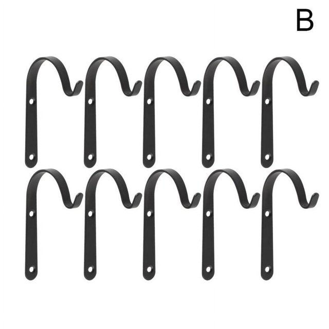 4/10 soportes de metal resistentes para cestas colgantes, ganchos de pared para jardín, decoración, almacenamiento de pared, mejor precio, T6D5