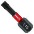 thumbnail image 1 of Broca Torx Drive Bit T15 de 1,3 cm de longitud, paquete de 5 unidades, 1/4 pulgadas, hexagonal, 1 of 1