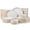 Dawn Beige-Linear Hues Series-24, variant on 16 Piece Linear Hues Series Speckled White Tableware Set