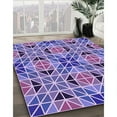 thumbnail image 2 of Ahgly Company Indoor Rectangle Patterned Purple Amethyst Purple Area Rugs, 7' x 10', 2 of 6