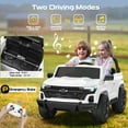 thumbnail image 3 of East doll 24 Volt Power Ride on Toys Car for Big Kids, Licensed Chevrolet 2 Seater Ride-on UTV Cars, 24V Ride ons, 800W Motor, Remote Control, 2-5MPH, Electric Car, White, 3 of 7