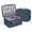 Dark Blue, variant on Travel Electronics Organizer Bag for Men, Portable Double Layers Digital Organizer Box for Cables,Cell Phone,Adapter, Hard Drives, Power Bank and Tablet, Electronic Accessories Storage Bag