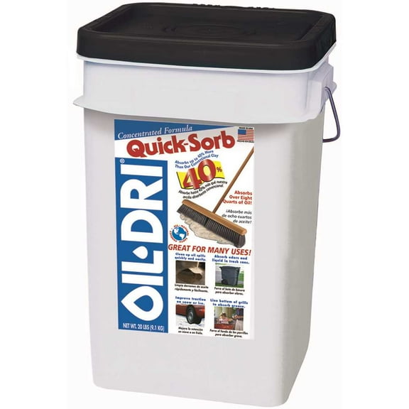 Oil-Dri Maintenance Absorbent,20 lb.,Pail I05000G-G60