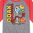 thumbnail image 3 of Toy Story 4 - Ooak One Of A Kind Forky - Toddler & Youth Raglan Graphic T-Shirt, 3 of 6