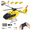 Yellow / 3 Battery, variant on YU XIANG F06 1/36 Scale Brushless Direct-Drive RC Helicopter, 2.4G 6CH 3D Aerobatic Aircraft Model with Optical Flow Positioning & Altitude Hold for Hobbyists - RTF