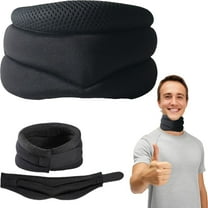 Plexora Neck - Plexora Neck Cervi-Posture Corrector, Bloomella Anti Sleep Apnea Neck Brace - 3-Stage Adjustable Ergonomic Neck Support for Pain Relief and Posture Correction