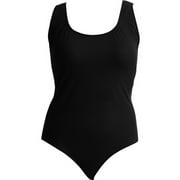 Women's Plus-Size Rib Tank Swimsuit